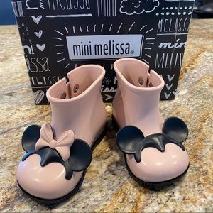 Mini Melissa Disney Rainboots - Size 8